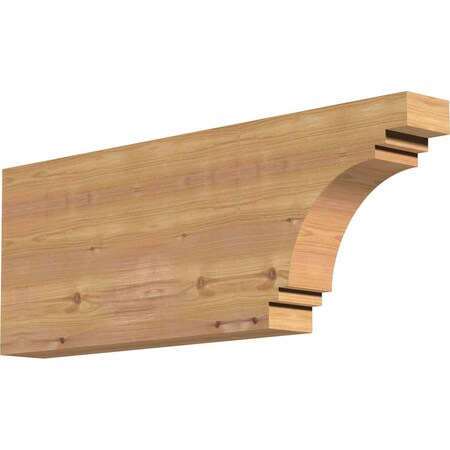 Ekena Millwork Pescadero Smooth Rafter Tail, Western Red Cedar, 3 1/2"W x 12"H x 32"L RFT04X12X32PEC00SWR